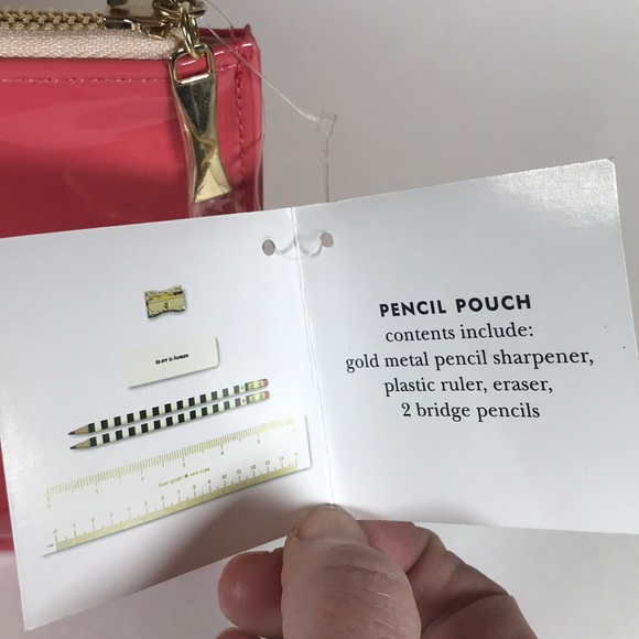 NWT Kate Spade Same Mistakes Pencil Pouch complete - Picture 7 of 8
